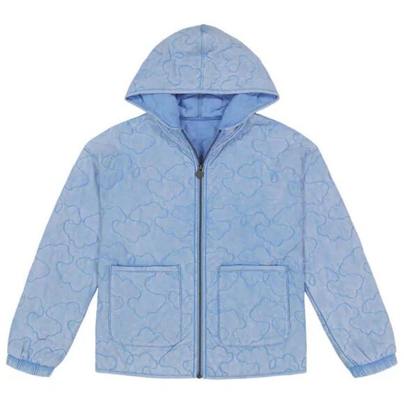 NWT - Lucky Brand Blue Cloud Youth Light Weight Full Zip Hoodie – Size M (10/12) - Picture 1 of 4